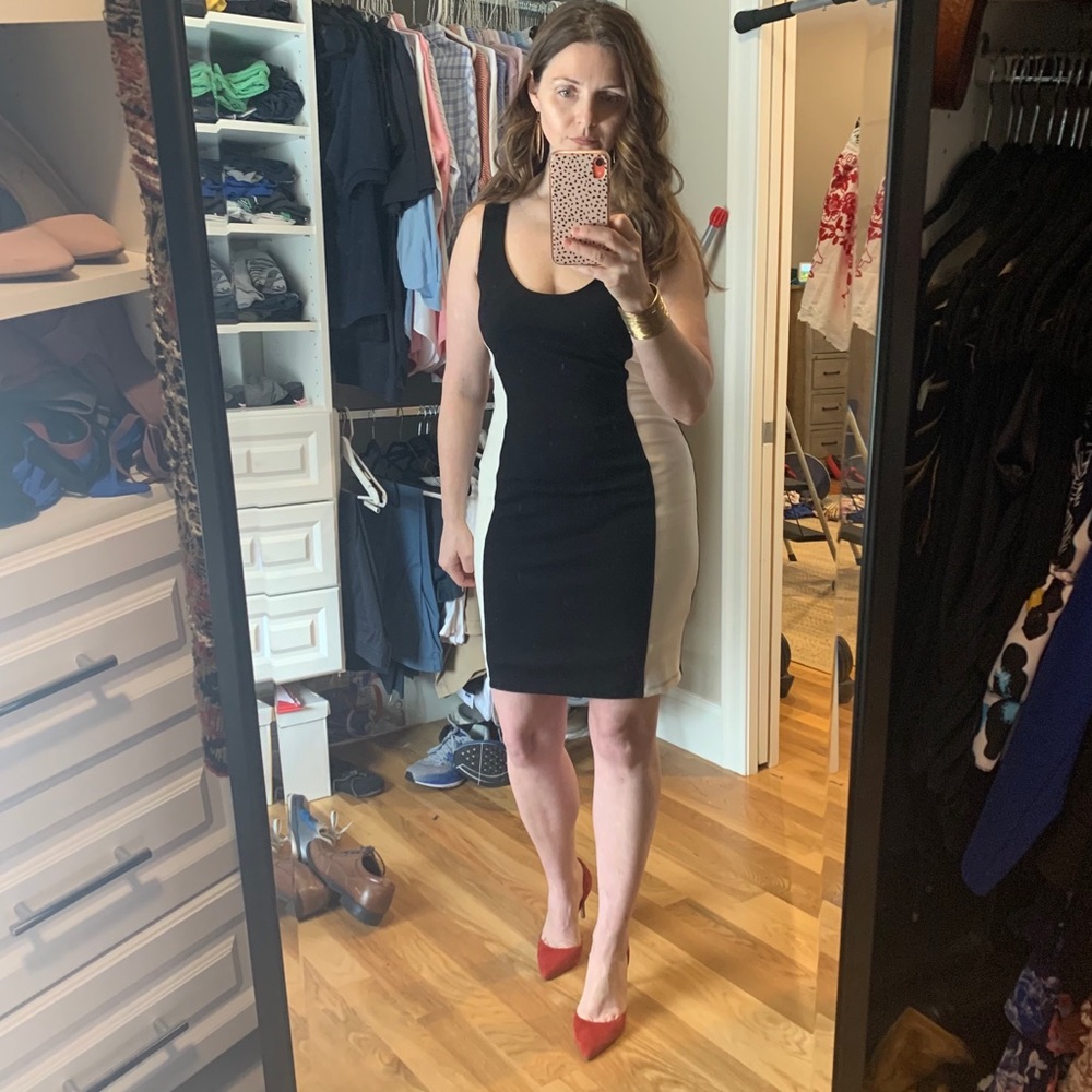 Velvet (brand) Black and White Dress, Sz. S